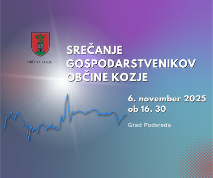 srečanje gospodarstvenikov občine kozje