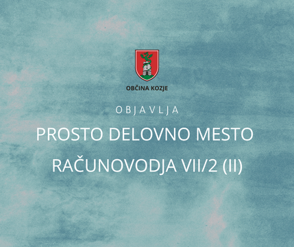PROSTO DELOVNO MESTO VZDRŽEVALEC IV (II)